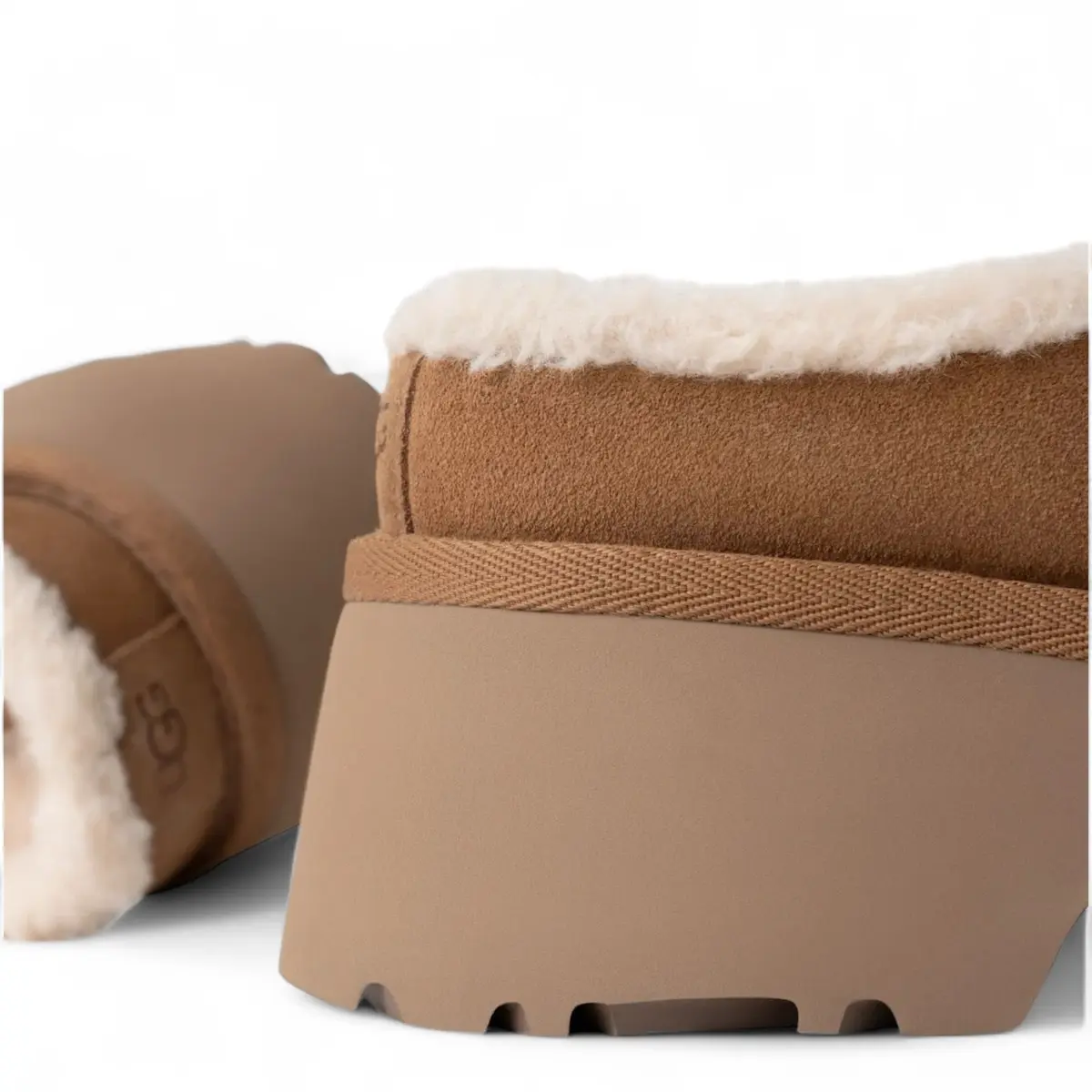 UGG New Heights Cozy Clog Коричневый — фото 3