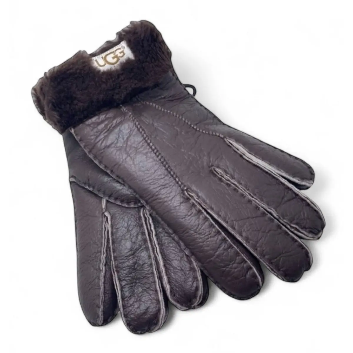 Мужские варежки UGG Glove Чёрный — фото 2