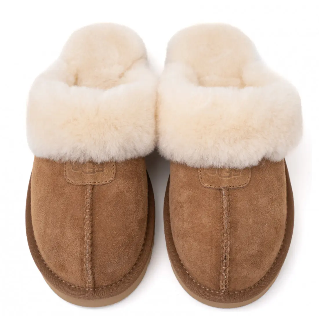 UGG Slippers Scuffette Коричневый — фото 4