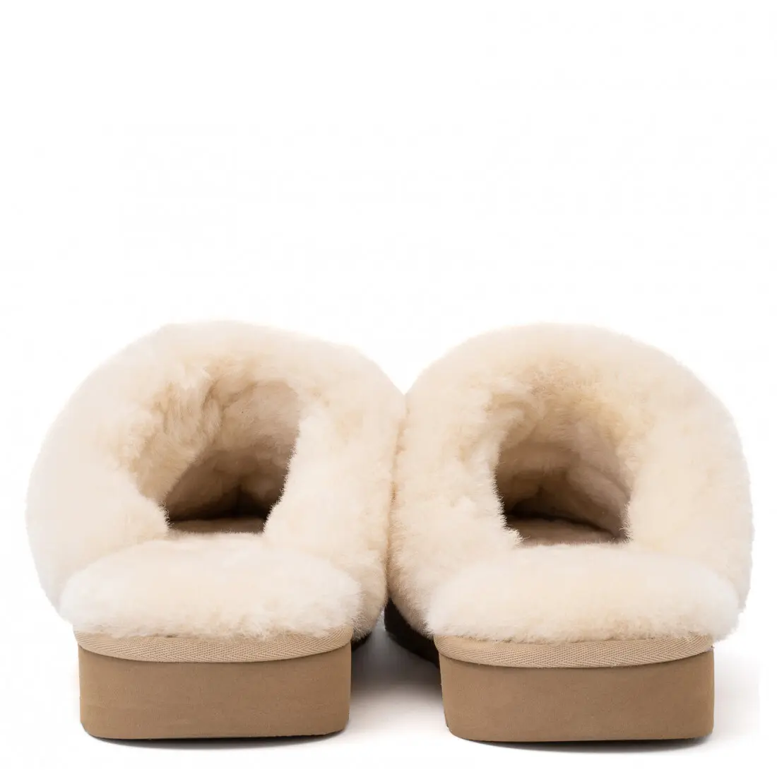 UGG Slippers Scuffette Бежевый — фото 3