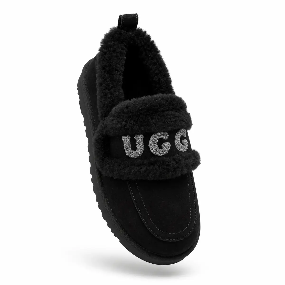 UGG Classic Fat Ding Slip On Чёрный — фото 5