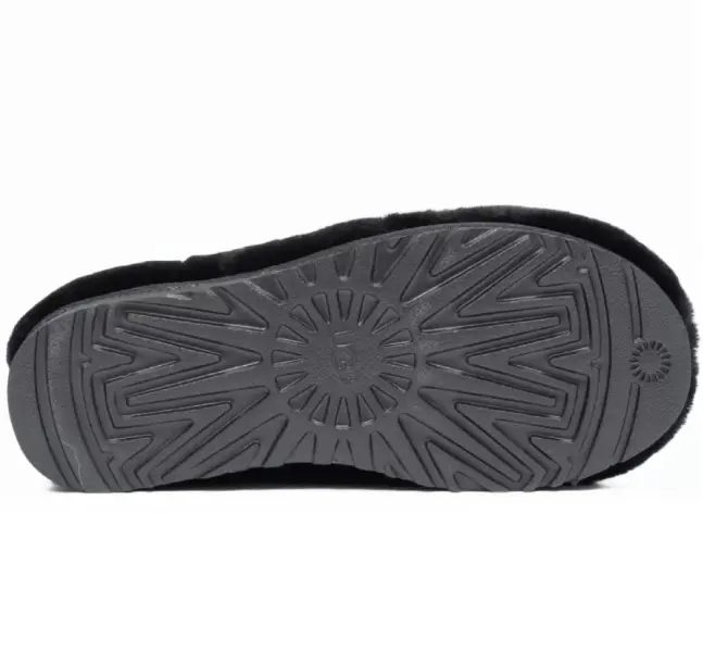 UGG Hailey Fluff Slippers Чёрный — фото 5
