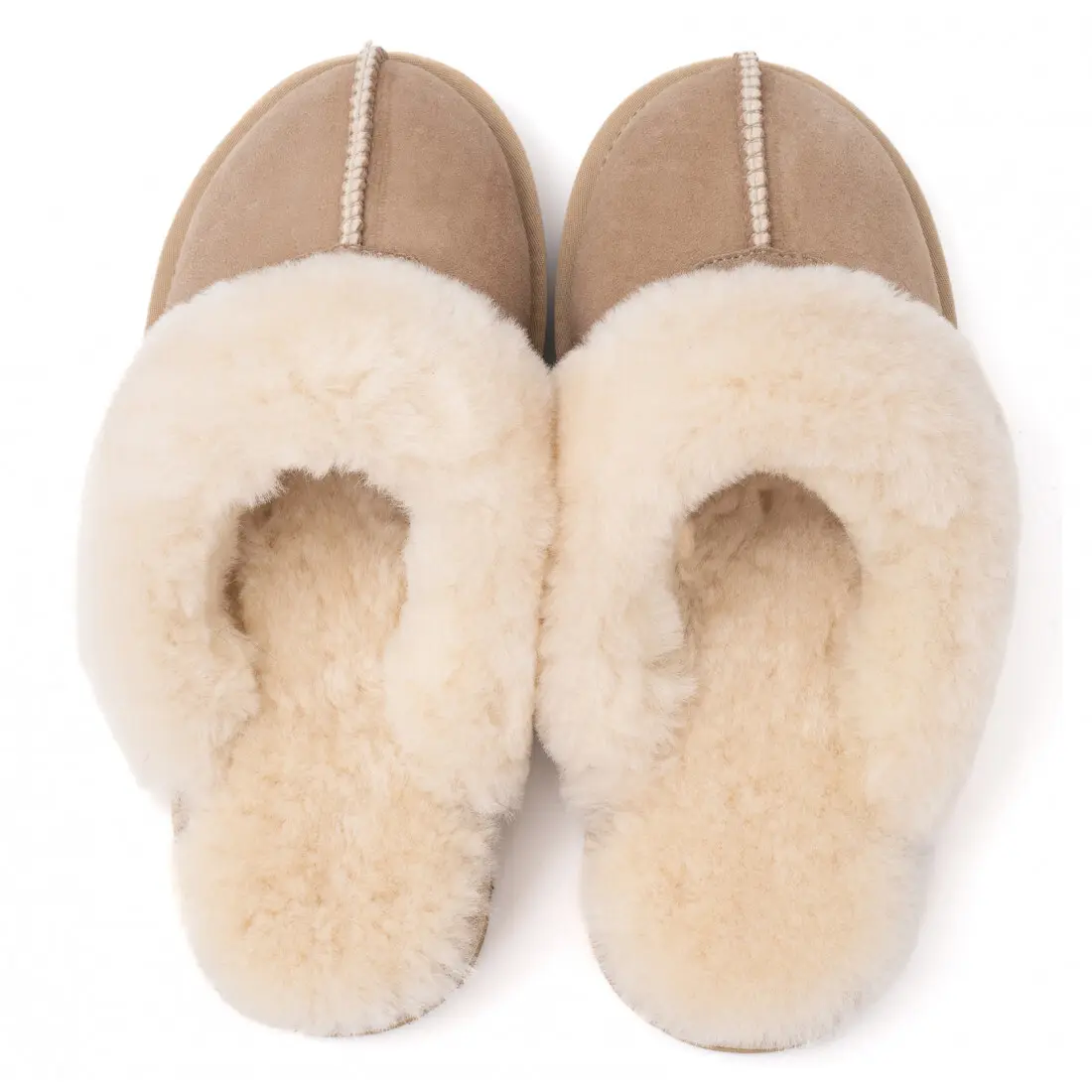 UGG Slippers Scuffette Бежевый — фото 2