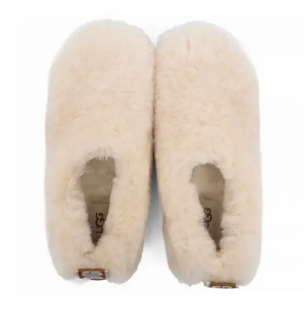 UGG Hailey Fluff Slippers Бежевый — фото 5
